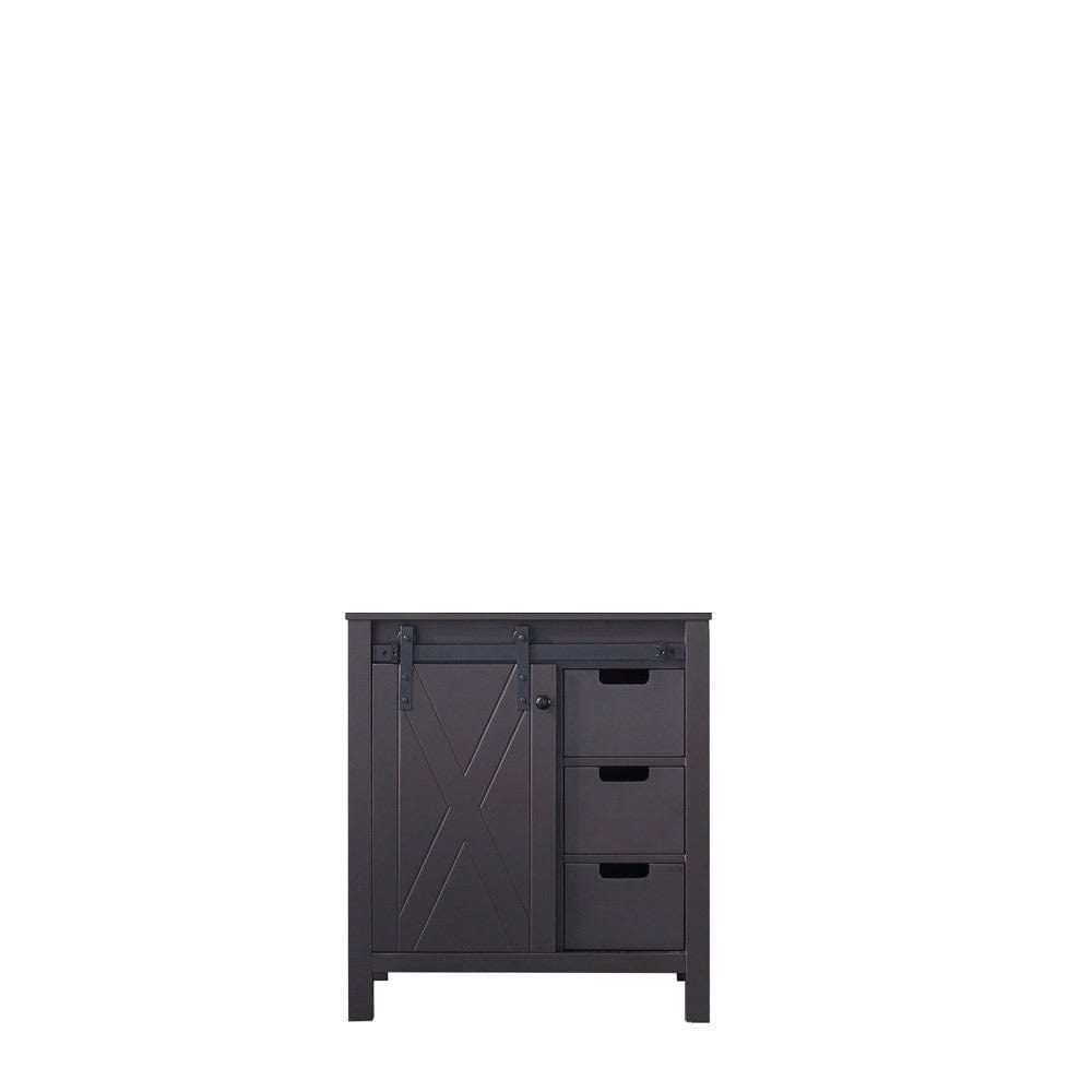 Lexora Marsyas 30" Brown Vanity Cabinet Only