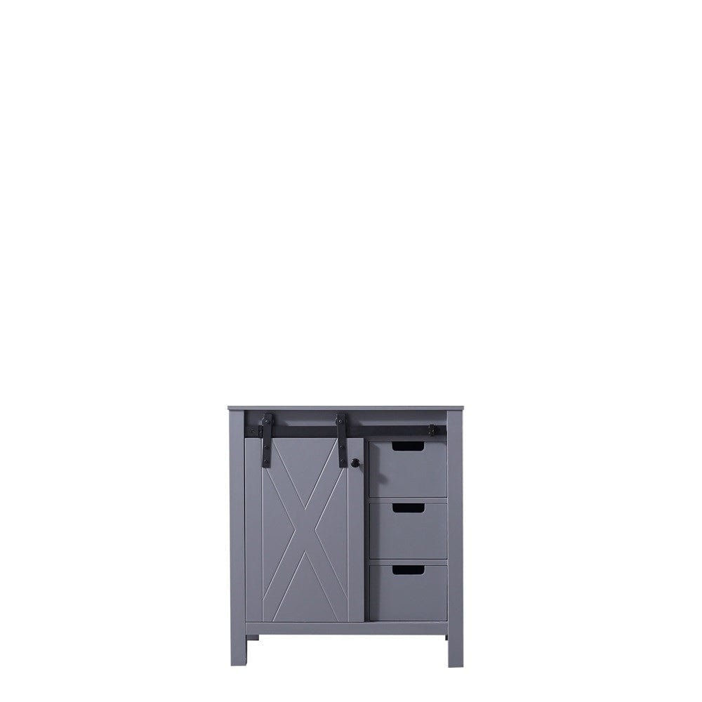 Lexora Marsyas 30" Dark Grey Vanity Cabinet Only