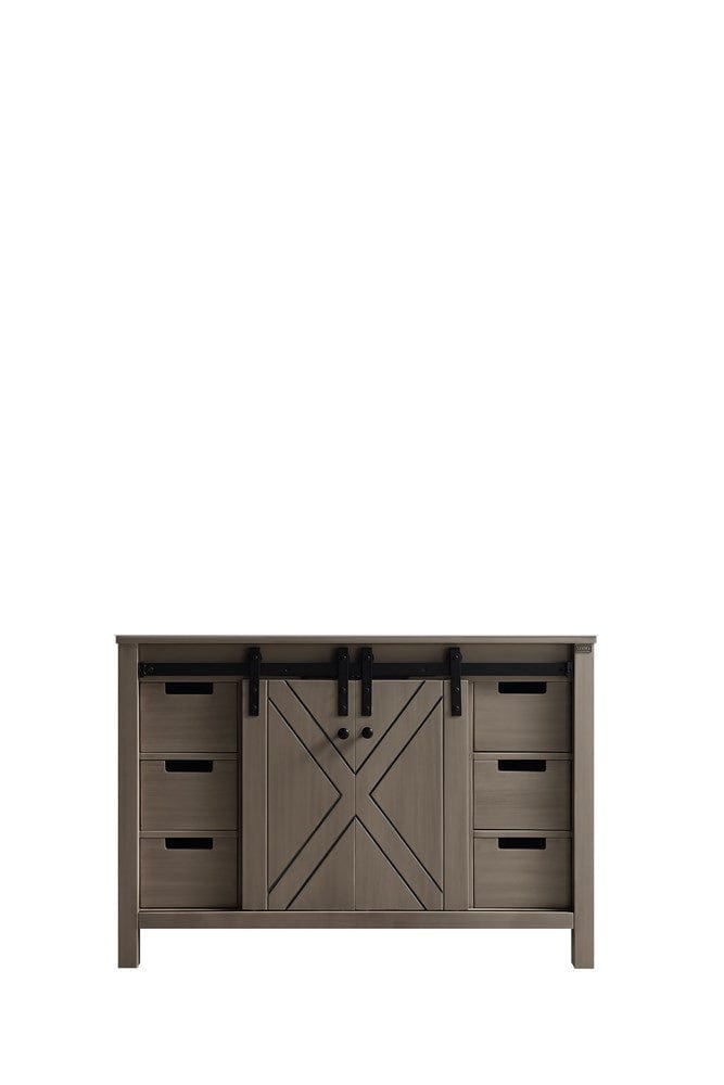 Lexora Marsyas 48" Ash Grey Vanity Cabinet Only