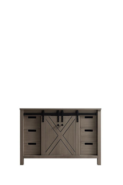 Lexora Marsyas 48 Ash Grey Vanity Cabinet Only