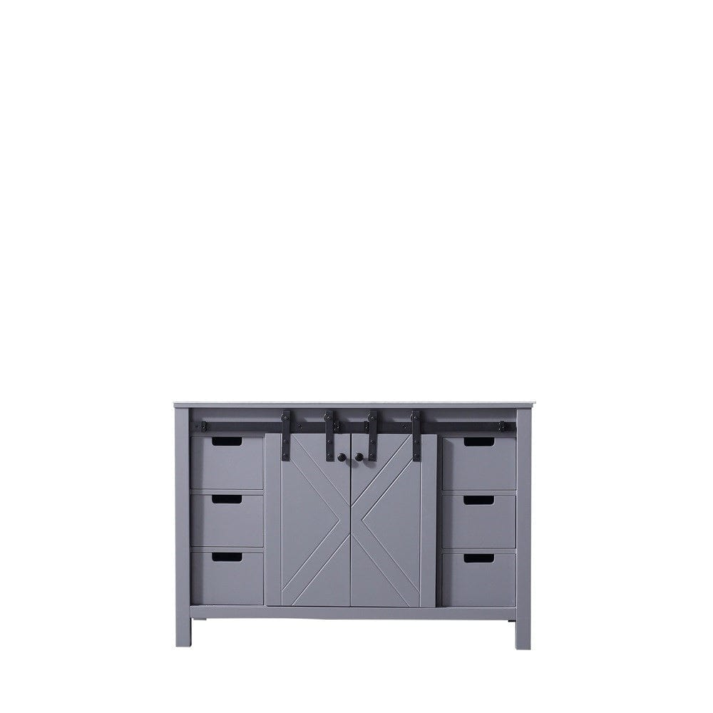 Lexora Marsyas 48" Dark Grey Vanity Cabinet Only