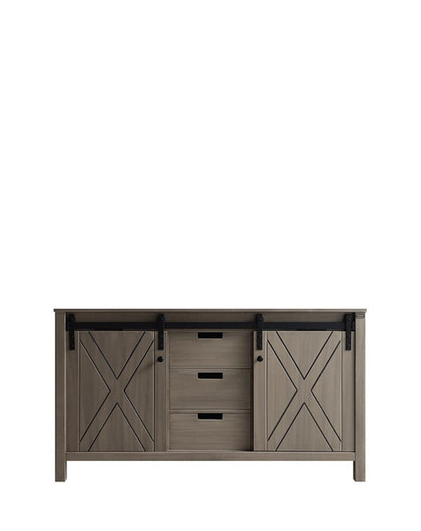 Lexora Marsyas 60 Ash Grey Vanity Cabinet Only