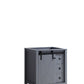 Lexora Marsyas Veluti 30" Dark Grey Vanity Cabinet Only