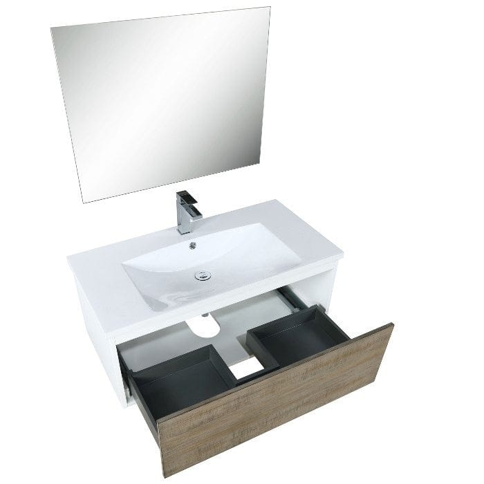 integrated sink bathroom vanity