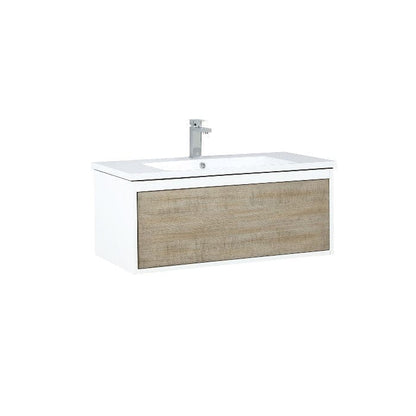 wall hung bathroom vanity set