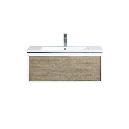 rustic white modern bathroom vanity