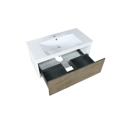 integrated sink bathroom vanity