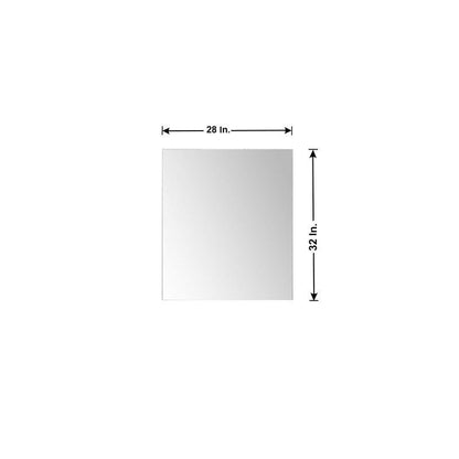 Zilara Transitional Black and Grey 60" Double Vanity, 28" Frameless Mirrors | LZ342260DLISM28