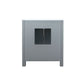 Ziva Transitional Dark Grey 30" Single Vanity, Cultured Marble Top, White Square Sink | LZV352230SBJS000