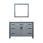 Ziva Transitional Dark Grey 48" Single Vanity Set | LZV352248SBJSM34F