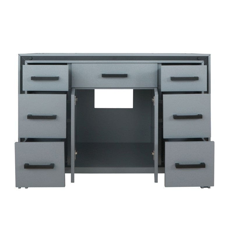 Ziva Transitional Dark Grey 48" Vanity Cabinet Only | LZV352248SB00000