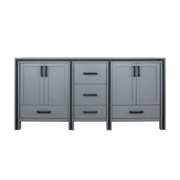 Ziva Transitional Dark Grey 72 Vanity Cabinet Only | LZV352272SB00000