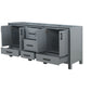 Ziva Transitional Dark Grey 72" Vanity Cabinet Only | LZV352272SB00000