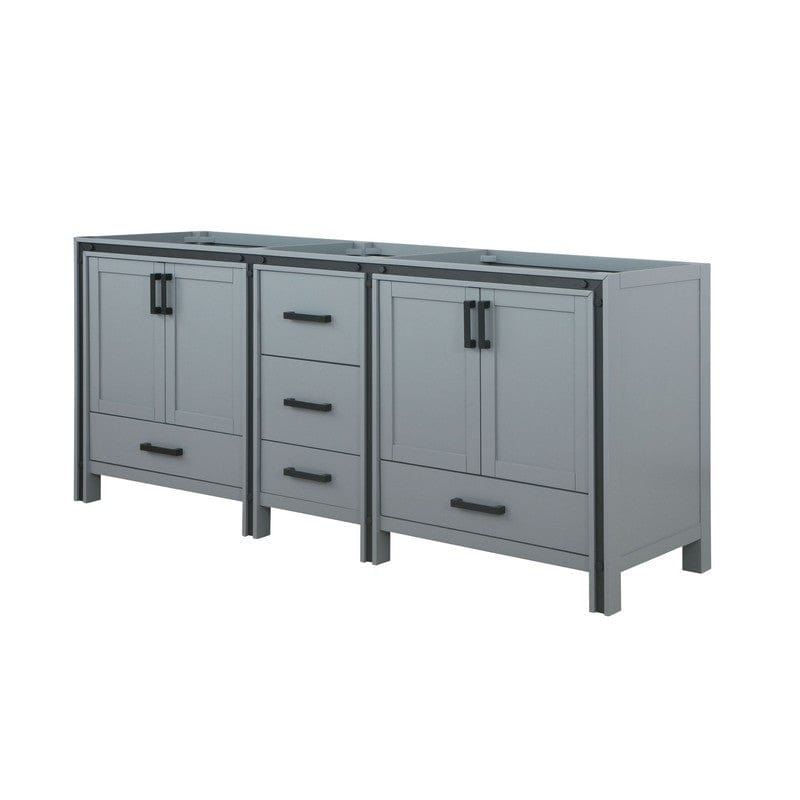 Ziva Transitional Dark Grey 80" Vanity Cabinet Only | LZV352280SB00000