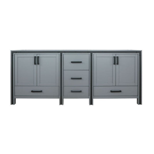 Ziva Transitional Dark Grey 80" Vanity Cabinet Only | LZV352280SB00000