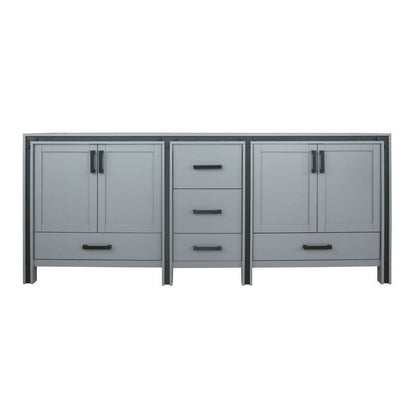 Ziva Transitional Dark Grey 84" Vanity Cabinet Only | LZV352284SB00000