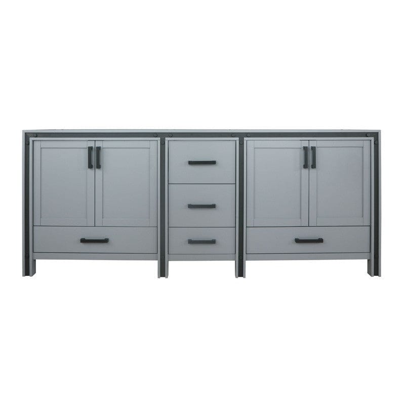 Ziva Transitional Dark Grey 84" Vanity Cabinet Only | LZV352284SB00000
