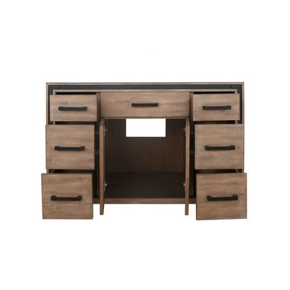 Ziva Transitional Rustic Barnwood 48" Vanity Cabinet Only | LZV352248SN00000