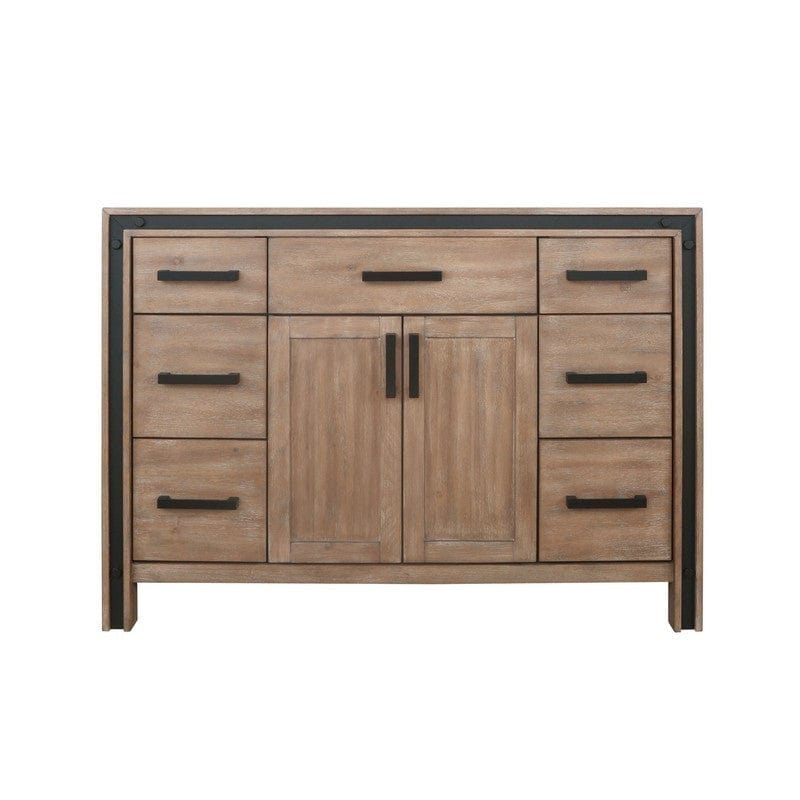 Ziva Transitional Rustic Barnwood 48" Vanity Cabinet Only | LZV352248SN00000