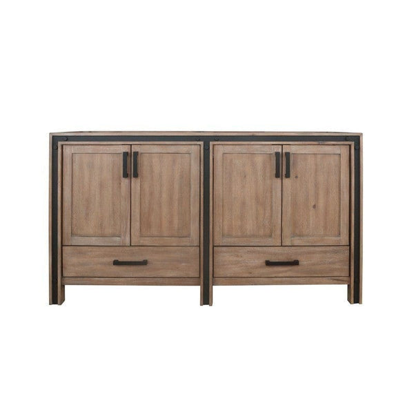 Ziva Transitional Rustic Barnwood 60 Vanity Cabinet Only | LZV352260SN00000