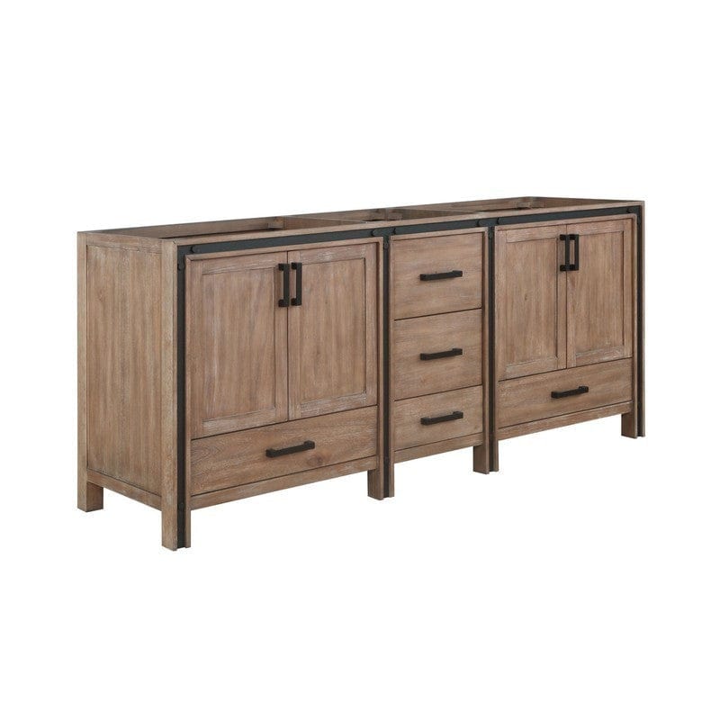 Ziva Transitional Rustic Barnwood 80" Vanity Cabinet Only | LZV352280SN00000