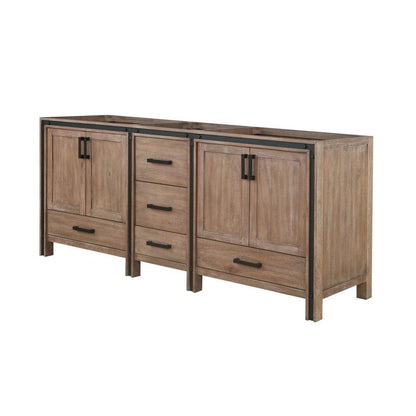 Ziva Transitional Rustic Barnwood 80" Vanity Cabinet Only | LZV352280SN00000