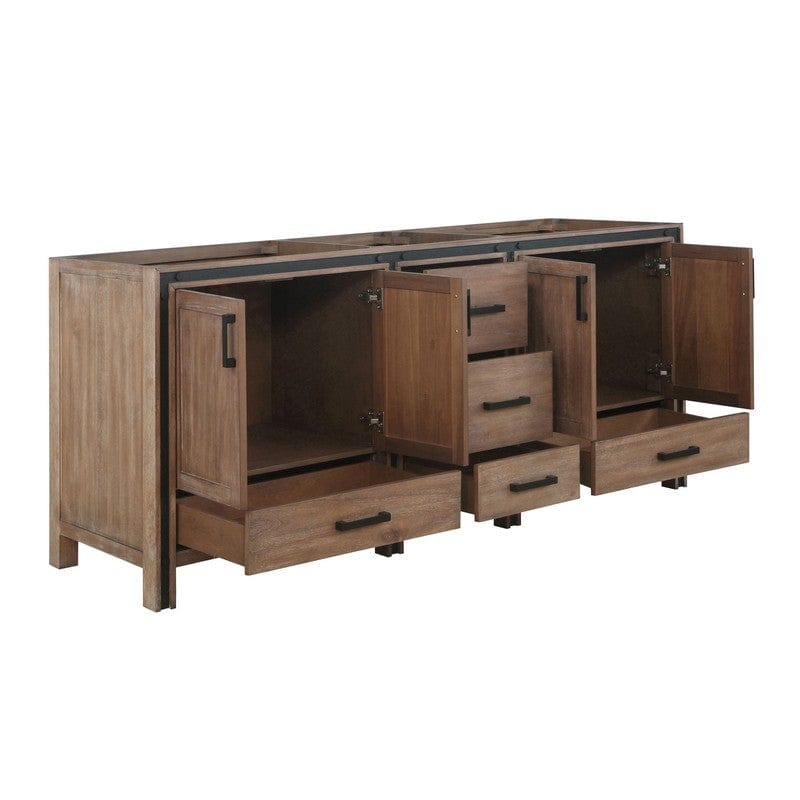 Ziva Transitional Rustic Barnwood 80" Vanity Cabinet Only | LZV352280SN00000