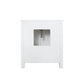 Ziva Transitional White 30" Single Vanity, Cultured Marble Top, White Square Sink and no Mirror | LZV352230SAJS000