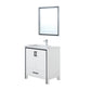 Ziva Transitional White 30" Single Vanity Set | LZV352230SAJSM28F