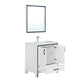 Ziva Transitional White 30" Single Vanity Set | LZV352230SAJSM28F