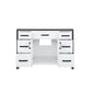 Ziva Transitional White 48" Vanity Cabinet Only | LZV352248SA00000