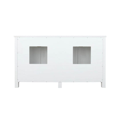 Ziva Transitional White 60" Double Vanity Set | LZV352260SAJSM22F