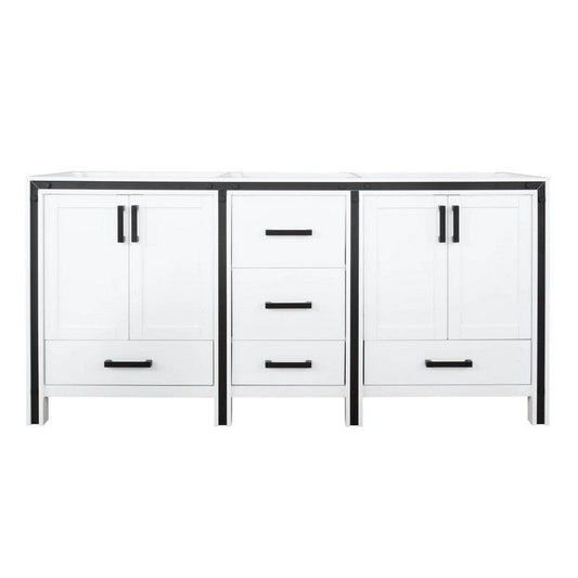 Ziva Transitional White 72" Vanity Cabinet Only | LZV352272SA00000