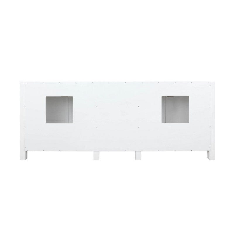 Ziva Transitional White 80" Double Vanity, no Top and 30" Mirrors | LZV352280SA00M30