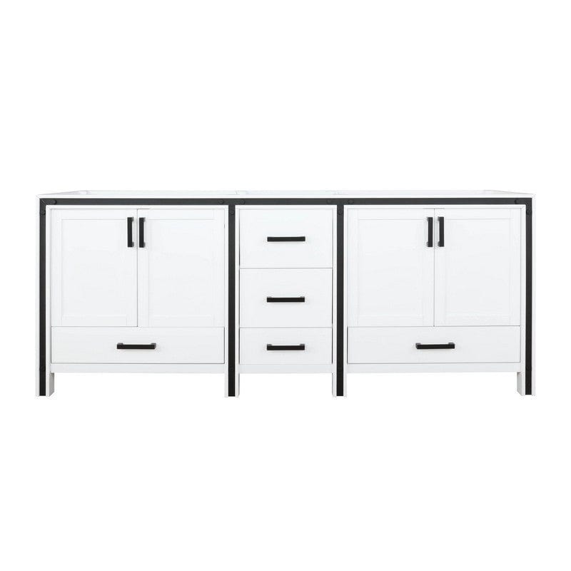 Ziva Transitional White 80" Vanity Cabinet Only | LZV352280SA00000