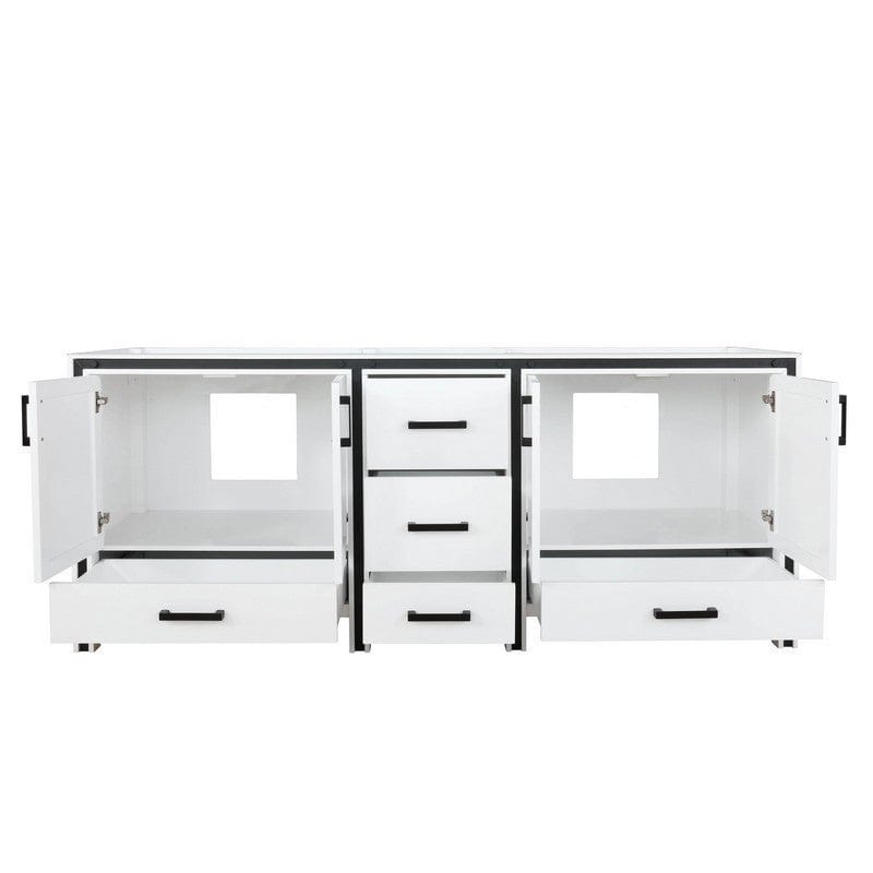 Ziva Transitional White 80" Vanity Cabinet Only | LZV352280SA00000