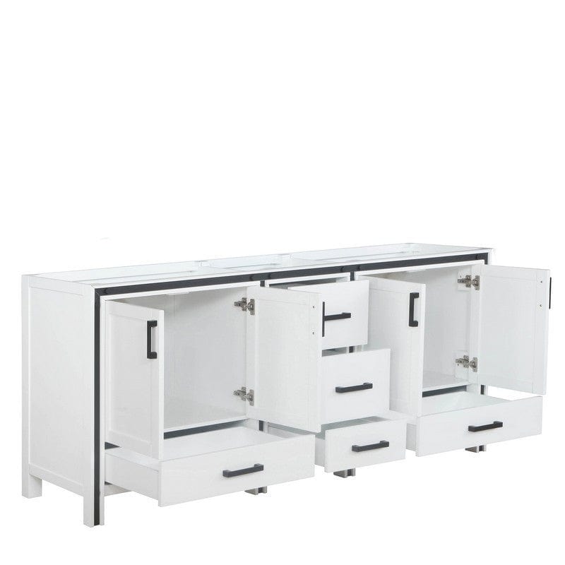 Ziva Transitional White 80" Vanity Cabinet Only | LZV352280SA00000