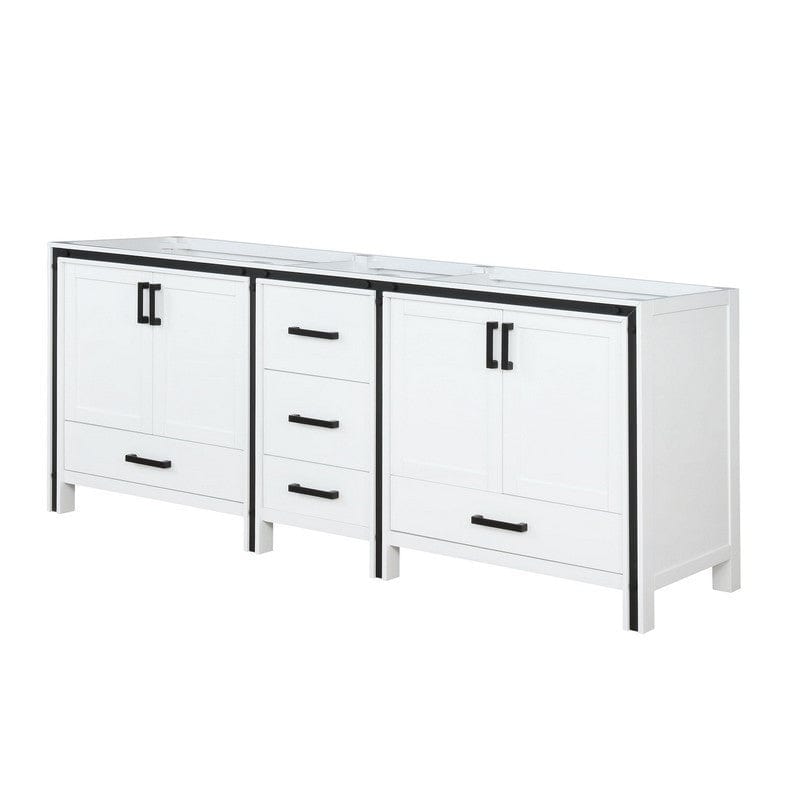 Ziva Transitional White 84" Vanity Cabinet Only | LZV352284SA00000