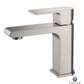 Allaro Single Hole Mount Bathroom Vanity Faucet - Brushed Nickel - Free With vanity Set Purchase