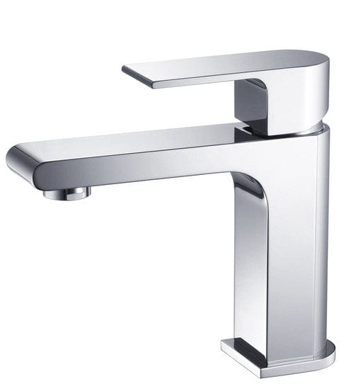 Allaro Single Hole Mount Bathroom Vanity Faucet - Chrome - Free With Vanity Set Purchase