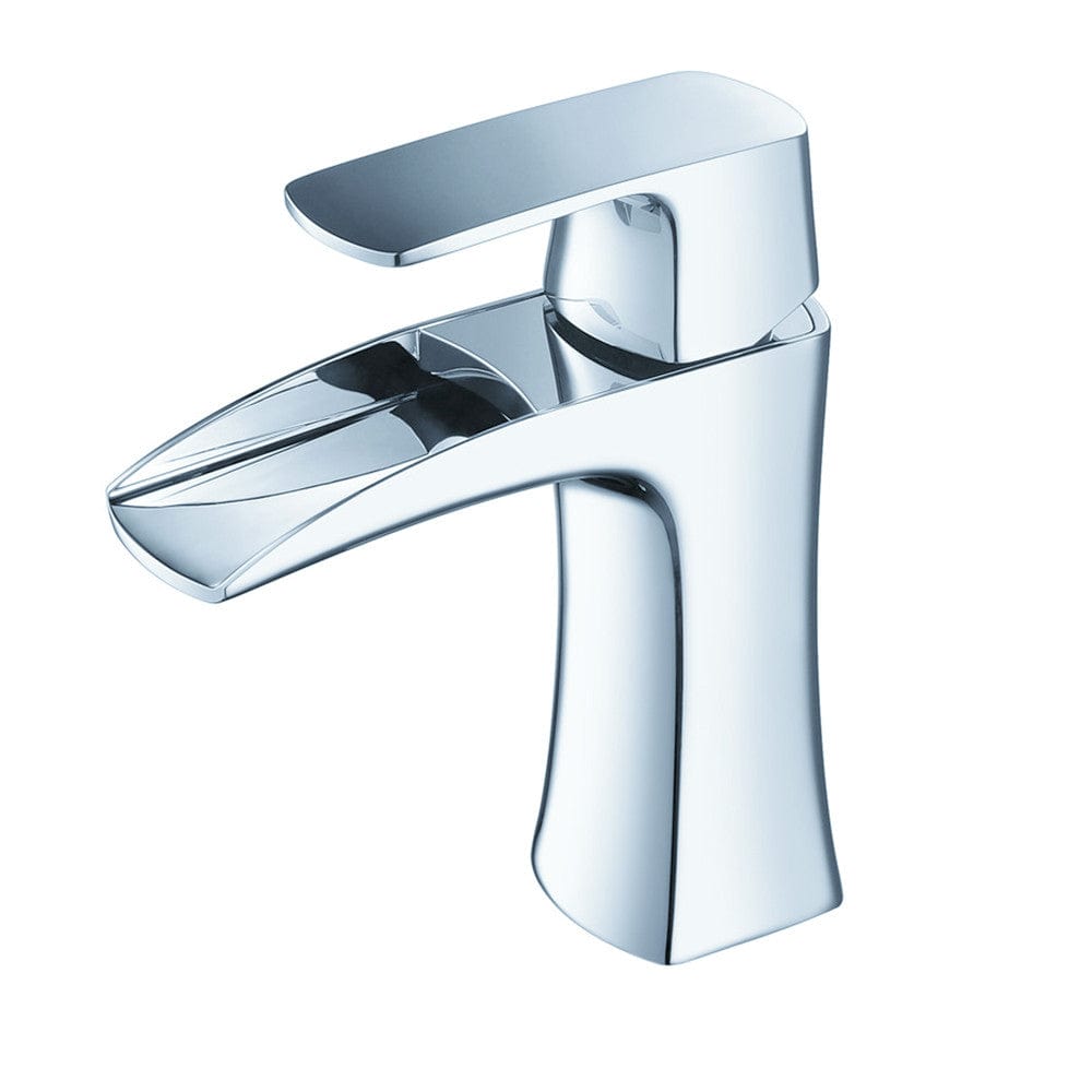 Fortore Single Hole Mount Bathroom Vanity Faucet - Chrome - Free With Vanity Set Purchase