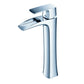 Fortore Single Hole Vessel Mount Bathroom Vanity Faucet - Chrome - Free with Vanity Purchase