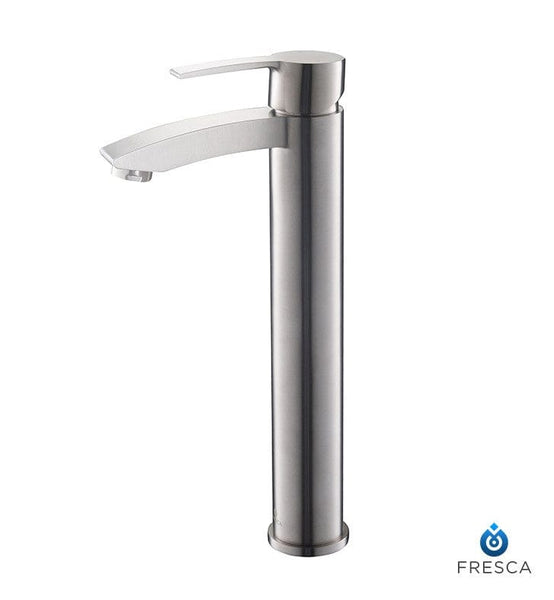 Livenza Single Hole Vessel Mount Bathroom Vanity Faucet - Brushed Nickel - Free With Vanity Purchase