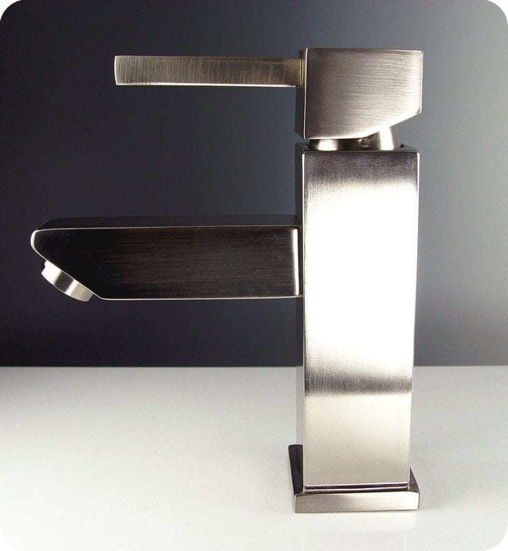 Versa Single Hole Mount Bathroom Vanity Faucet - Brushed Nickel - Free With Vanity Set Purchase - FFT1030BN