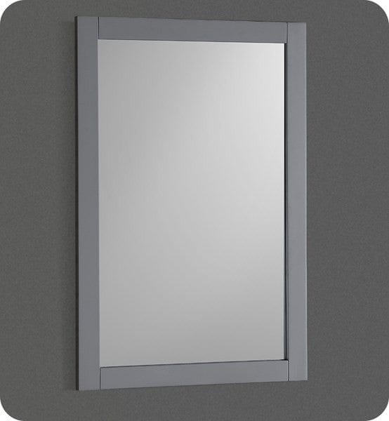 Pair of Fresca Manchester 20" Gray Traditional Bathroom Mirror
