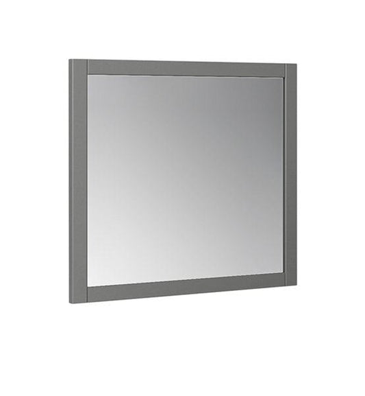 Pairs of Fresca Manchester Regal 30" Gray Wood Veneer Traditional Bathroom Mirror