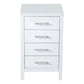 Virtu USA Dior 18" Side Cabinet in White