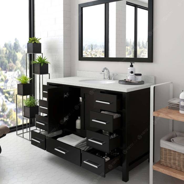 virtu USA freestanding bathroom vanity