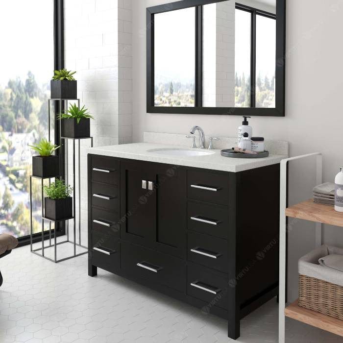 round undermount sink bathroom vanity