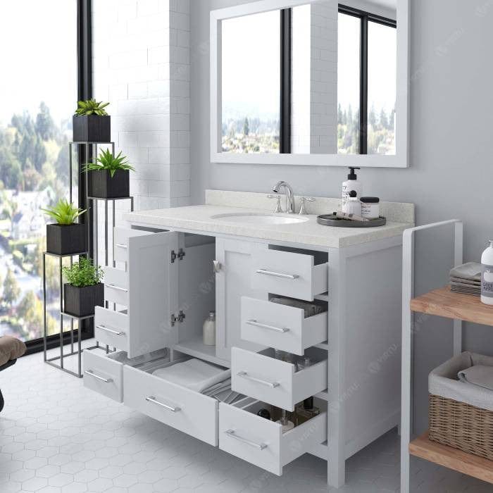 48 inch contemporary bathroom vanity